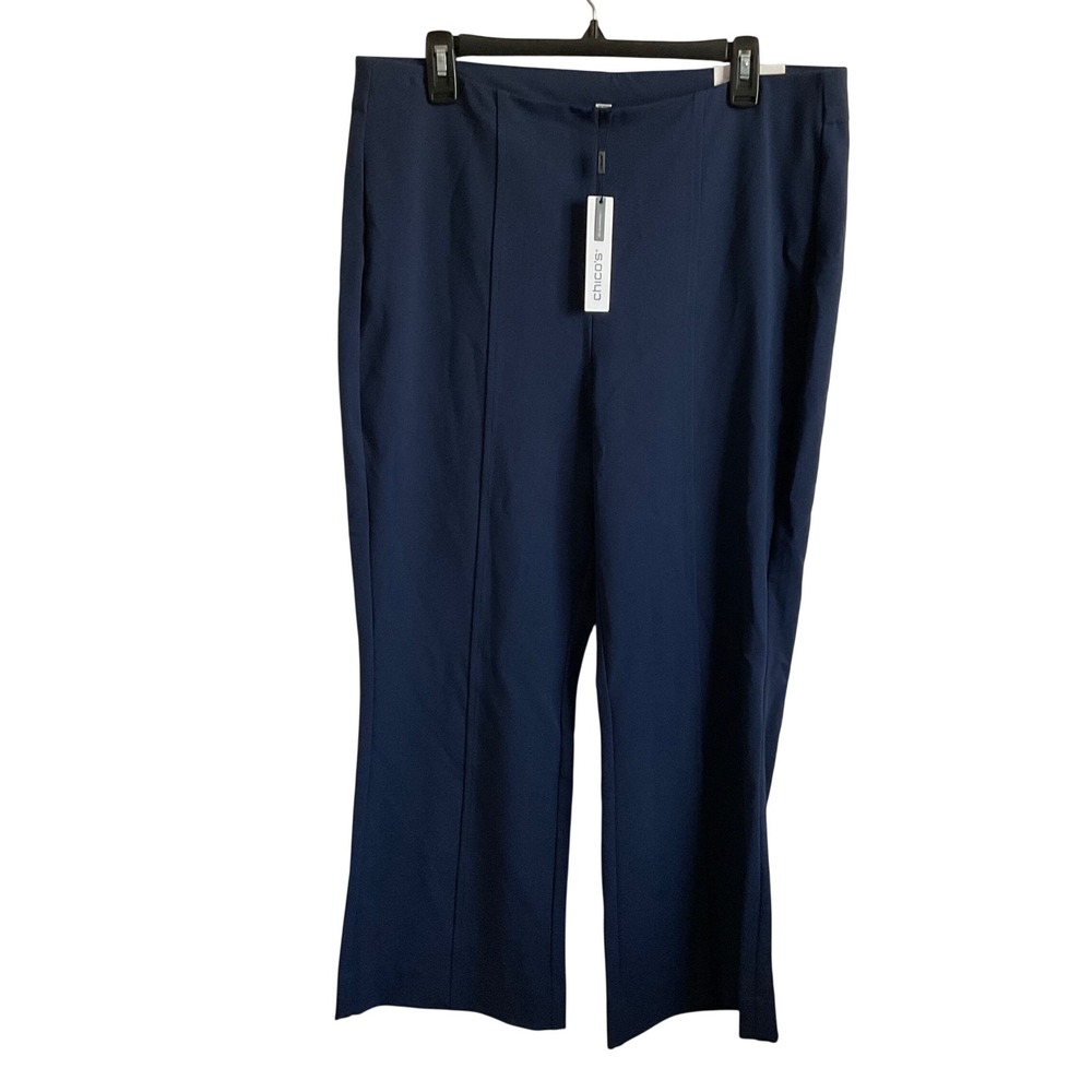 Chico's So Slimming Juliette Kick Flare Crop Dress Pants - Size 12 - NEW